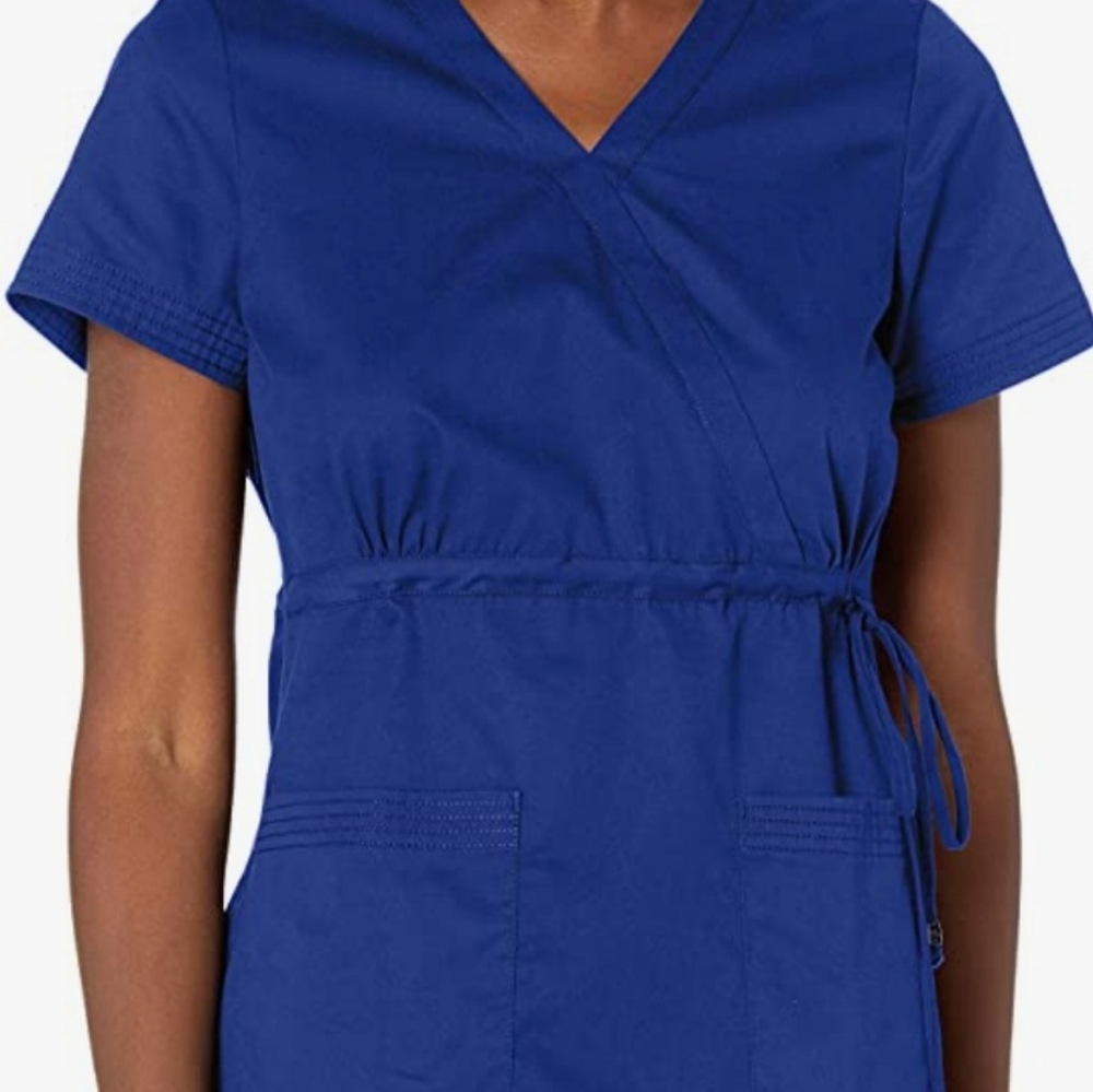 Koi XL women's Galaxy blue scrub set